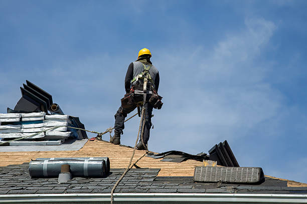 Professional Roof Installation technician working in Hochheim, TX